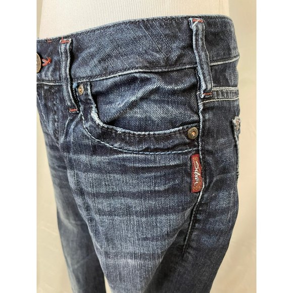 Silver Women's Dark Wash Toni Light Distressed Boot Cut Jeans - 28x33 - Picture 10 of 13